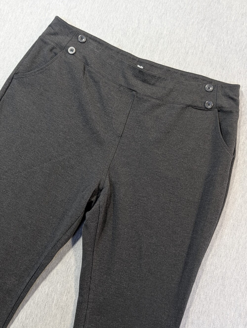 Willit Yoga Dress Pants Women's 3XL Grey Black High Waist Stretch
